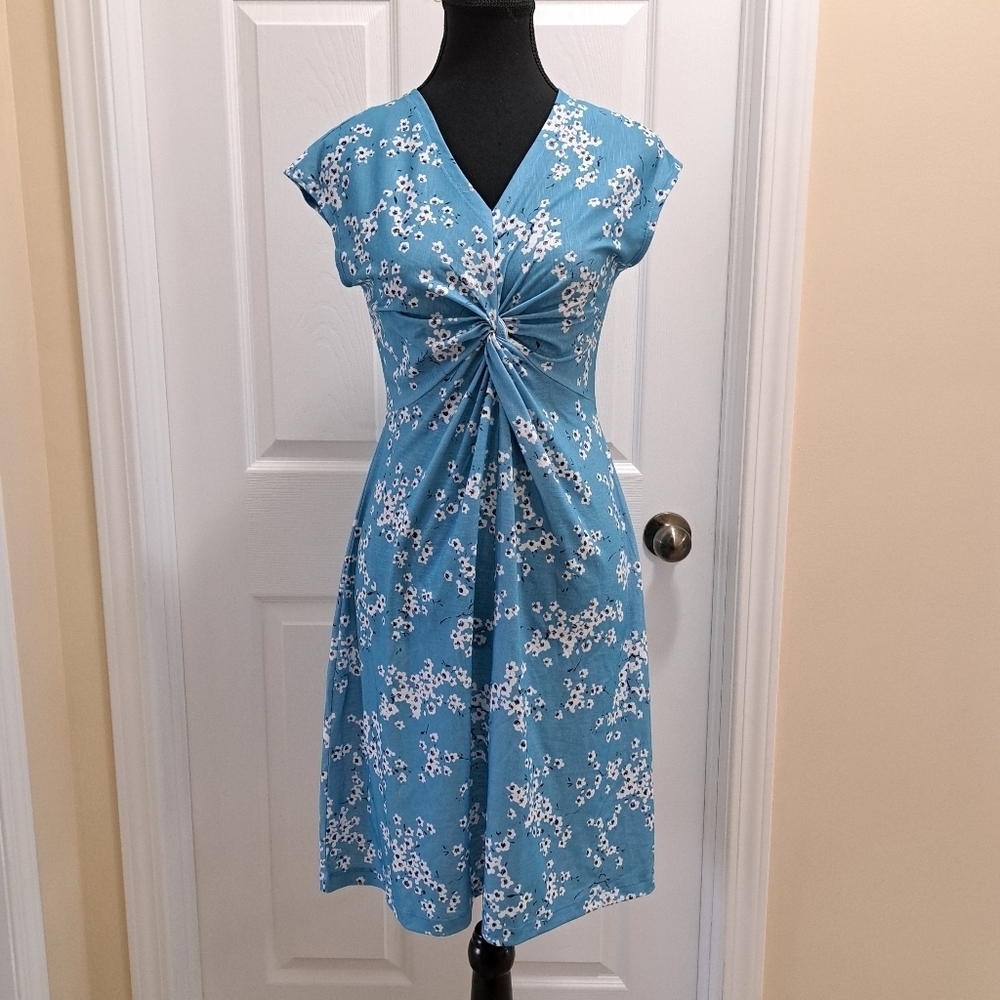 ❤️ NWT Sansara Floral Dress Women's Small Twist Front Sleeveless Dress